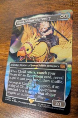 MTG Cloud, Midgar Mercenary (Chocobo Track) | NM Foil | Final Fantasy {FIN} - Image 1