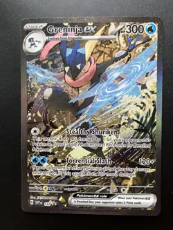 POKEMON Greninja EX SVP132 S&V Black Star Promo Full Art Shrouded Fable NM - Image 1