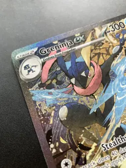 POKEMON Greninja EX SVP132 S&V Black Star Promo Full Art Shrouded Fable NM - Image 3