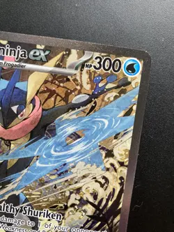 POKEMON Greninja EX SVP132 S&V Black Star Promo Full Art Shrouded Fable NM - Image 4