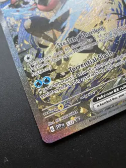 POKEMON Greninja EX SVP132 S&V Black Star Promo Full Art Shrouded Fable NM - Image 5