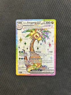 Pokemon TCG Alolan Exeggutor ex 225/191! NM Condition! See Description! - Image 1