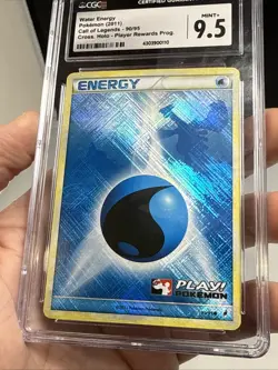 Water Energy 90/95 Call of Legends Holo Lugia Play Pokemon Graded CGC 9.5 Mint + - Image 3