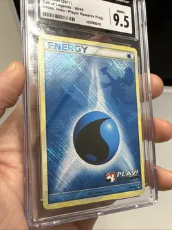 Water Energy 90/95 Call of Legends Holo Lugia Play Pokemon Graded CGC 9.5 Mint + - Image 4