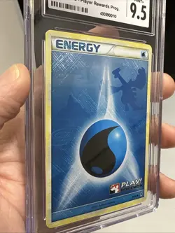 Water Energy 90/95 Call of Legends Holo Lugia Play Pokemon Graded CGC 9.5 Mint + - Image 5