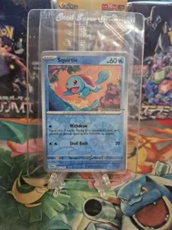 Squirtle 007/165 Pokemon Center Stamped SEALED - S&V 151 PROMO - Image 1