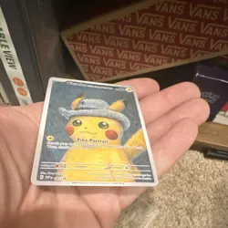 Pokemon Pikachu with Grey Felt Hat SVP 085 SV Black Star Promos Pika-Portrait - Image 4