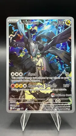 N's Zekrom Pokemon Center Stamp - 031 MEP ETB Promo - Ascended Heroes - Image 1