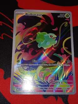 Pokemon Bulbasaur Illustration Rare 133/132 Me01 Mega Evolution Holo - Image 2