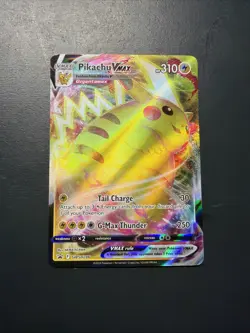 Pokemon TCG Pikachu VMAX Black Star Promo SWSH286 Sword and Shield - Image 1