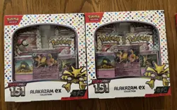Pokemon TCG: Scarlet & Violet 151 Alakazam ex Collection Box Sealed LOT of 3! - Image 2