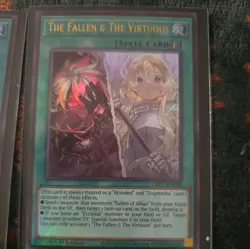 Yugioh! The Fallen & The Virtuous - CH01-EN019 - Ultra Rare - NM/M GET ALL 8! - Image 3