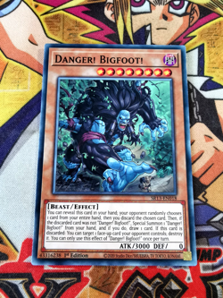 Danger! Bigfoot! sr13-en018 1st Edition (NM+) Common Yu-Gi-Oh! - Image 1