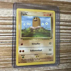 Pokemon Card German Diglett Digda 47/102 Base Set Unlimited Vintage LP-NM - Image 1