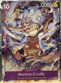 One Piece CCG - Monkey.D.Luffy (041) P-041 One Piece Promotion Cards Promo NM/M - Image 1