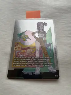 Energy Marker E-73 Silver Bulma Manga Booster 02 Dragon Ball Card English - Image 5