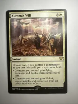 Akroma's Will Commander Legends Regular - Image 1