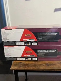 Costco 2025 Pokemon TCG: Holiday Calendar 2-Pack Sealed NEW - Image 3
