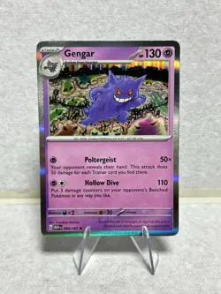 Pokemon Card Gengar Holo 94/165 Scarlett & Violet Pokemon 151 Holo NM - Image 1