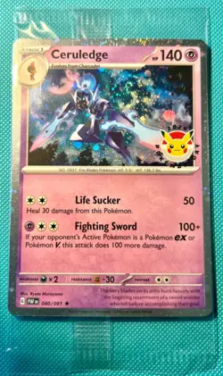Ceruledge 040/091 - Pokemon Day 2024 Stamped Sealed Promo Card Pokemon - Image 1