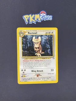 Pokemon TCG Noctowl Neo Genesis 42/111 Regular MP. - Image 1