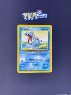 Pokemon TCG Totodile Neo Genesis 81/111 Regular LP. - Image 1