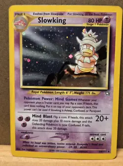 Slowking Neo Genesis 14/111 Rare Holo LP - unlimited - ungraded Pokemon Card - Image 1
