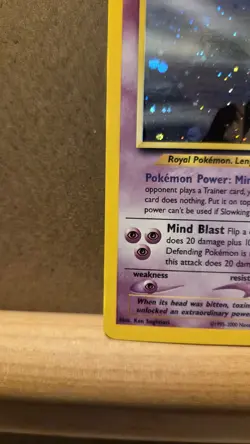 Slowking Neo Genesis 14/111 Rare Holo LP - unlimited - ungraded Pokemon Card - Image 4