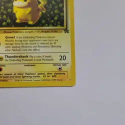 Pokemon Vintage Ivy Pikachu #1 WotC Black Star League Promo 1999 - Image 2