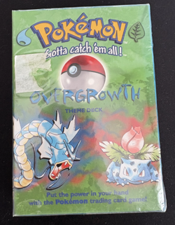 1999 WOTC Pokemon Factory Sealed Overgrowth Theme Deck - Potentially Shadowless - Image 1