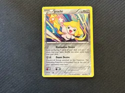 Jirachi 42/108 Reverse Holo Rare Pokemon XY Roaring Skies NM - Image 1