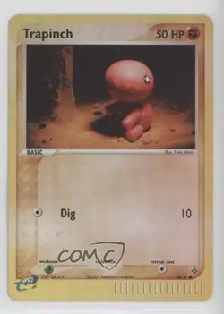 Trapinch Reverse Foil Pokemon EX Dragon #78 2003 - Image 1