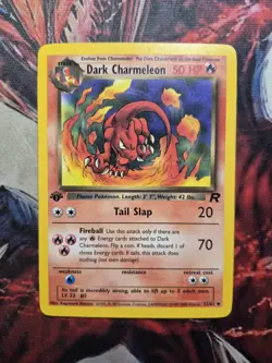 Dark Charmeleon 32/82 1st Edition Team Rocket Non-Holo Pokemon Card LP - Image 1