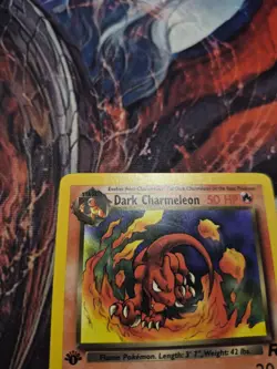 Dark Charmeleon 32/82 1st Edition Team Rocket Non-Holo Pokemon Card LP - Image 2