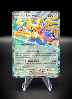 Pokemon Hop's Zacian ex 111/159 Sv09: Journey Together Pokemon TCG Card NM/M - Image 1