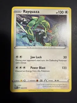 LP Rayquaza 014/015 McDonald's Promo 2024 Regular Pokemon card English - Image 1