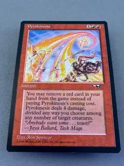 Pyrokinesis Alliances MTG—Never Played Near Mint—Vintage Magic the Gathering - Image 3