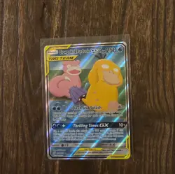 Pokemon Slowpoke & Psyduck GX TAG TEAM Holo alt art 218/236 English - Image 1