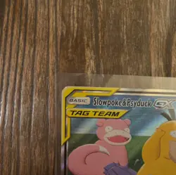 Pokemon Slowpoke & Psyduck GX TAG TEAM Holo alt art 218/236 English - Image 3