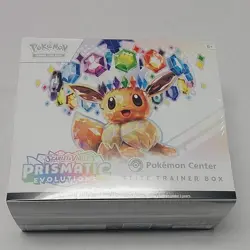 Prismatic Evolutions Pokemon Center Elite Trainer Box PC ETB New & Sealed #1 - Image 1