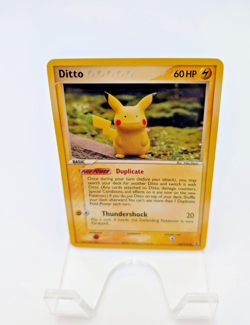 Pokemon TCG - Ditto (Pikachu) - Ex Delta Species 63/113 - Heavy Play / HP - Image 2