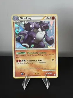 Pokemon Nidoking (Cracked Ice) #6 - Triumphant - 2010 - Image 1