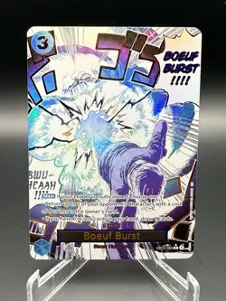 Boeuf Burst (Alternate Art) OP12-060 Legacy of the Master Foil, One Piece - Image 1