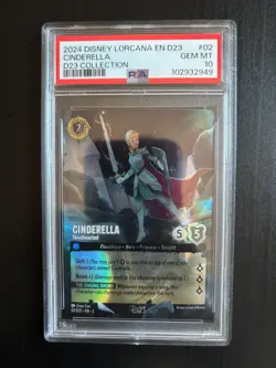 Cinderella Stoutheart D23 Collection 2024 Disney Lorcana #02 PSA 10 - Image 2