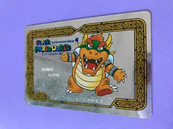 Bowser FOIL Super Mario Bros Card TGC Nintendo nagasakiya Japanese JP - Image 2