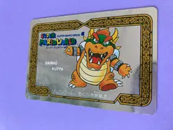 Bowser FOIL Super Mario Bros Card TGC Nintendo nagasakiya Japanese JP - Image 3