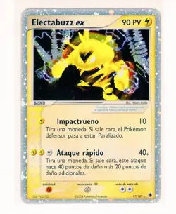 ~ESP~ SPANISH Electabuzz ex 97/109 Ruby Sapphire Pokemon Card (g3) - Image 1