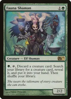 1x Fauna Shaman LP Eng MTG - Magic 2011 - Image 1