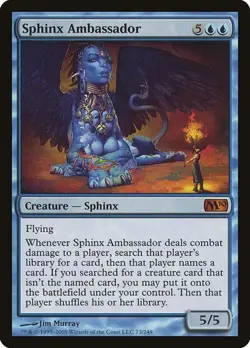1x Sphinx Ambassador LP Eng MTG - Magic 2010 - Image 1
