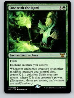 Magic the Gathering One with the Kami Kamigawa: Neon Dynasty Commander MTG - Image 1